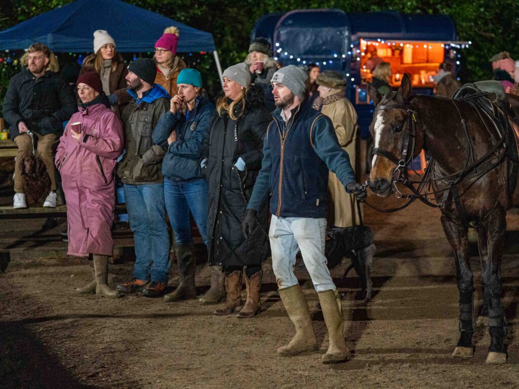 Watching the arena polo