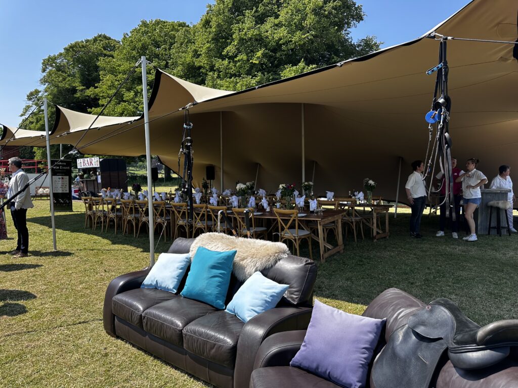 Pitchside set up