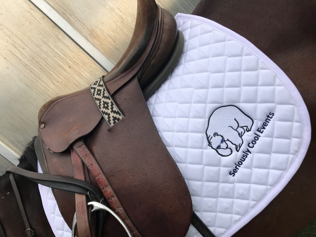 Polo Saddle and Seriously Cool Events saddle cloth