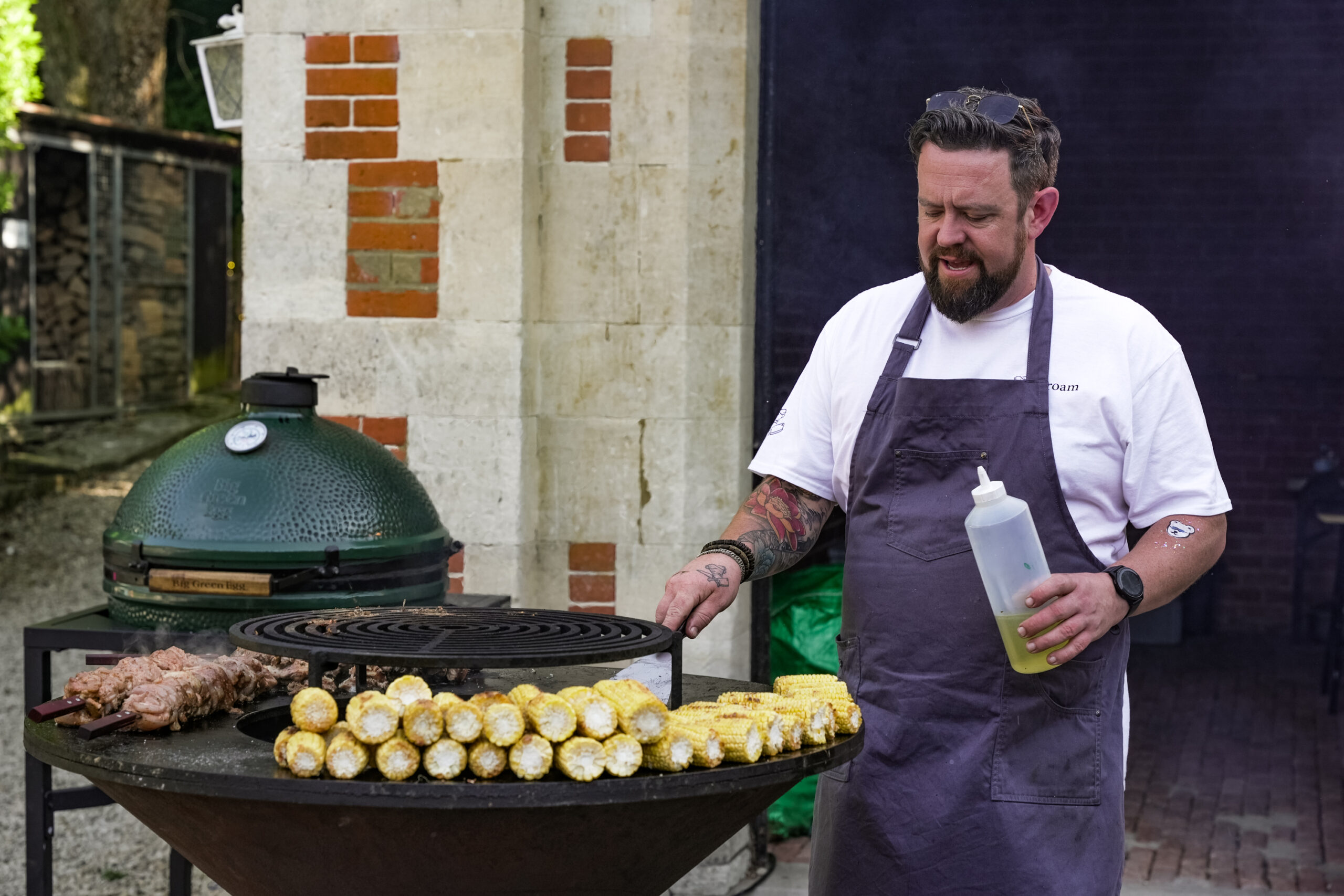 Chef Ross cooking up a storm after polo